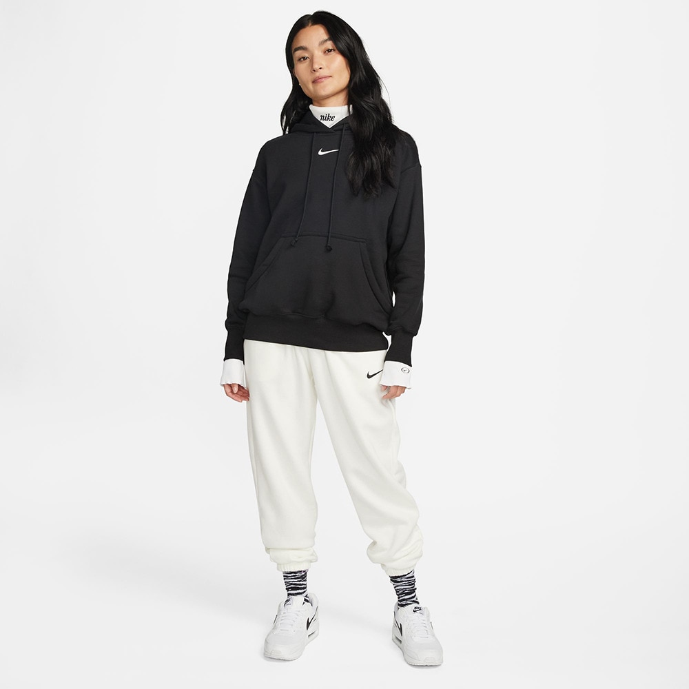 ナイキ（NIKE）（レディース）スポーツウェア フェニックス フリース オーバーサイズド プルオーバー パーカー DQ5861-010