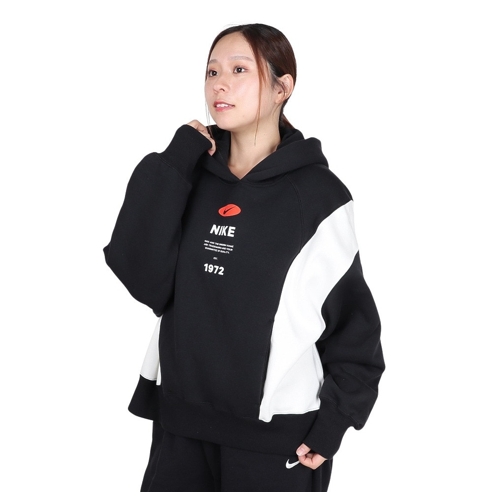 ナイキ（NIKE）（レディース）スポーツウェア フェニックス フリース REMIX 長袖フーディー IH8517-010