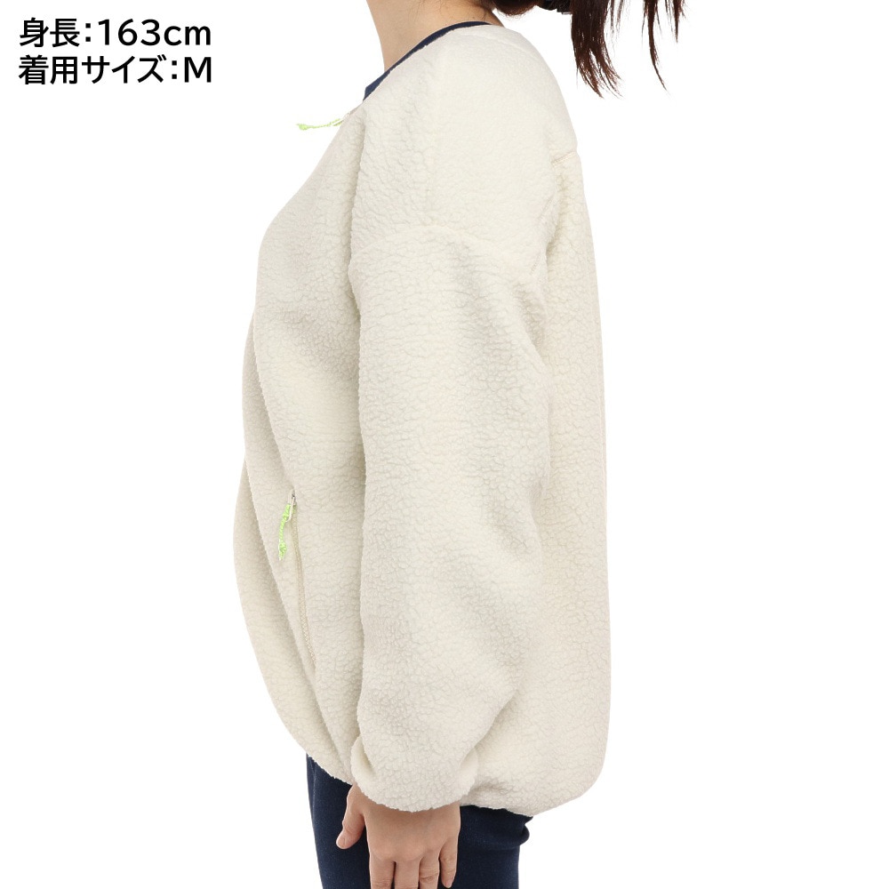 ウィッテム（HUITIEME）（レディース）ボアフリース ブルゾン 192-57010-006