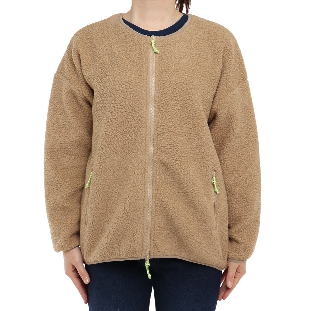 ウィッテム（HUITIEME）（レディース）ボアフリース ブルゾン 192-57010-043