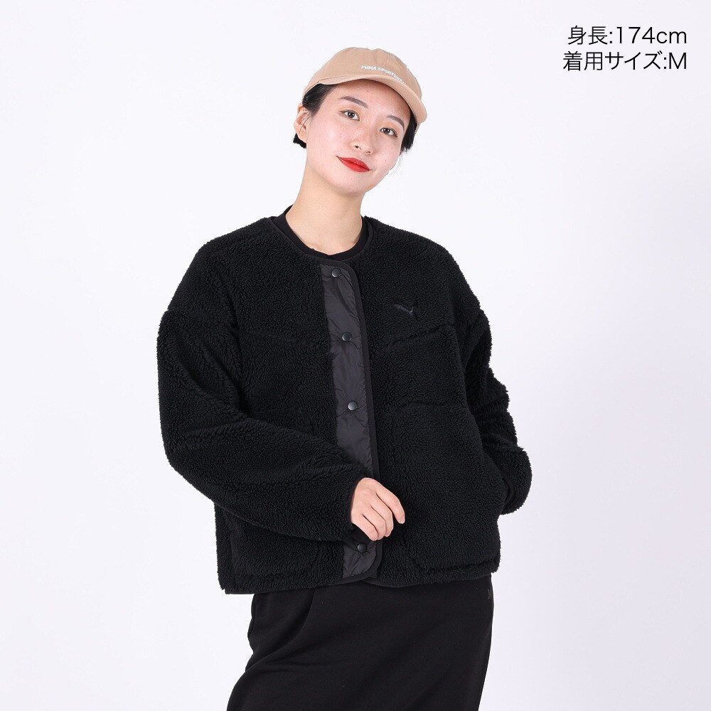 プーマ（PUMA）（レディース）PUMA MOTION シェルパジャケット 677698 01 BLK