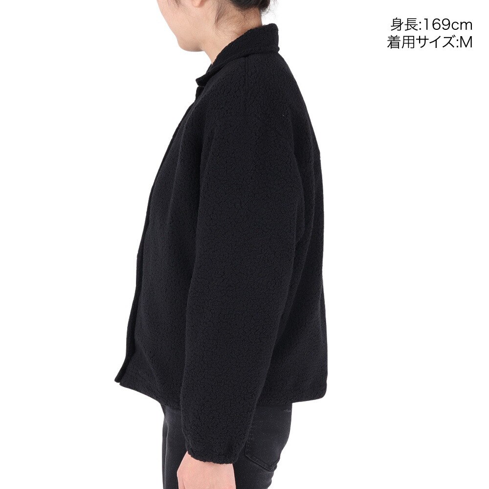 ナイキ（NIKE）（レディース）カラード ハイパイル ジャケット FB8708-010