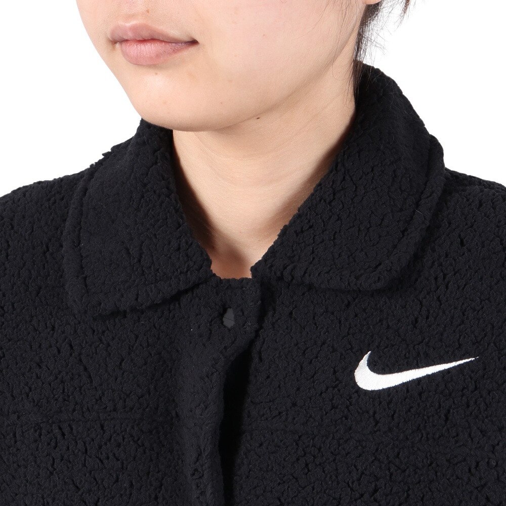 ナイキ（NIKE）（レディース）カラード ハイパイル ジャケット FB8708-010