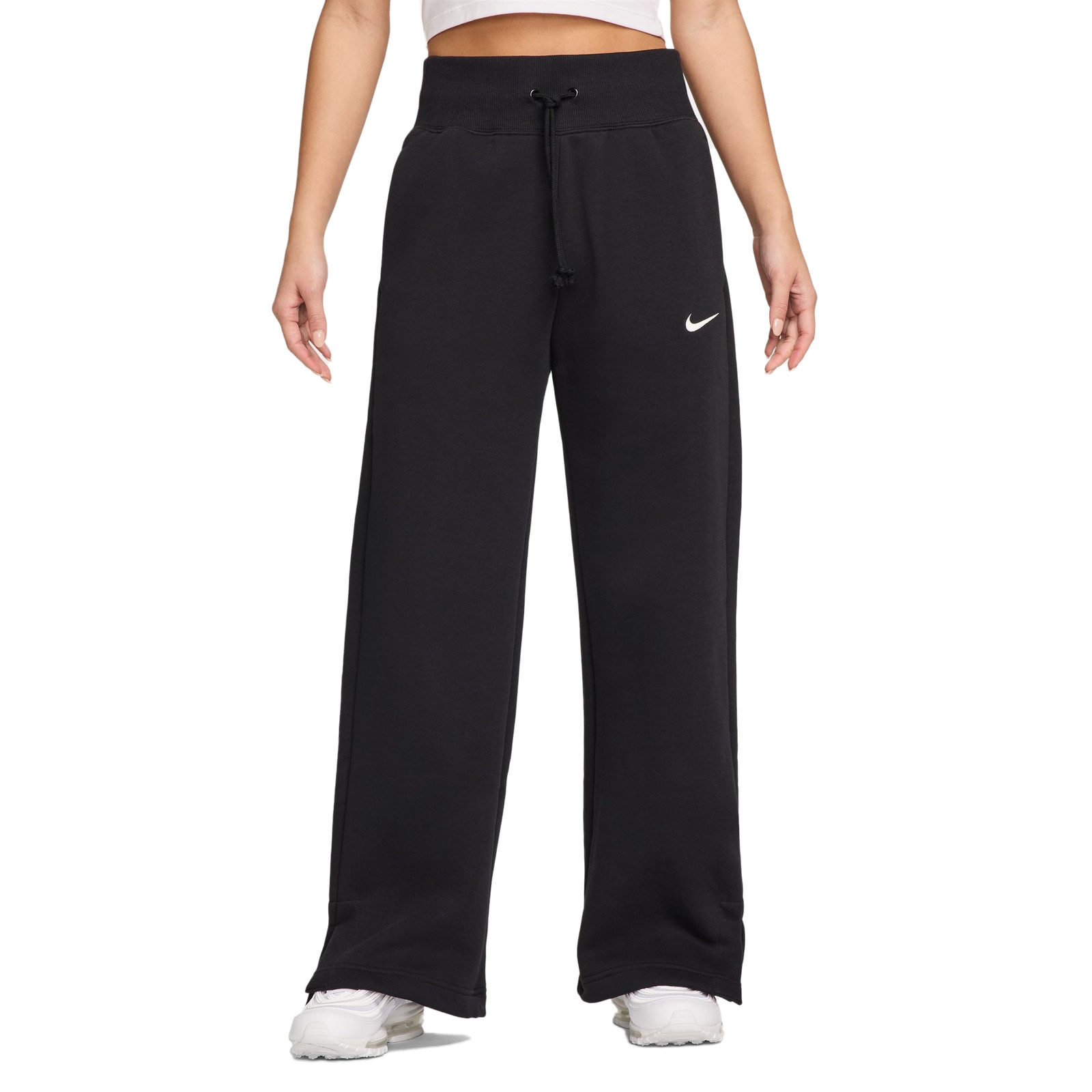 ナイキ（NIKE）（レディース）スポーツウェア フェニックス フリース ハイウエスト ワイドレッグ スウェットパンツ DQ5616-010