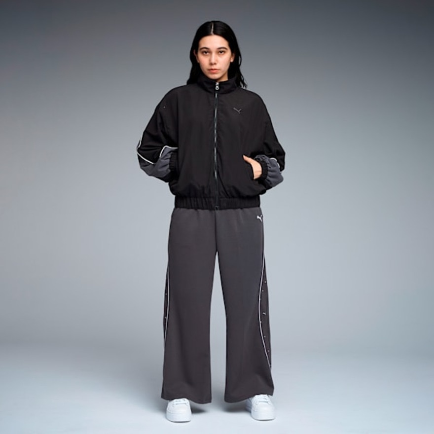 プーマ（PUMA）（レディース）CORE HERITAGE ラインド ウーブンジャケット 690171 01 BLK