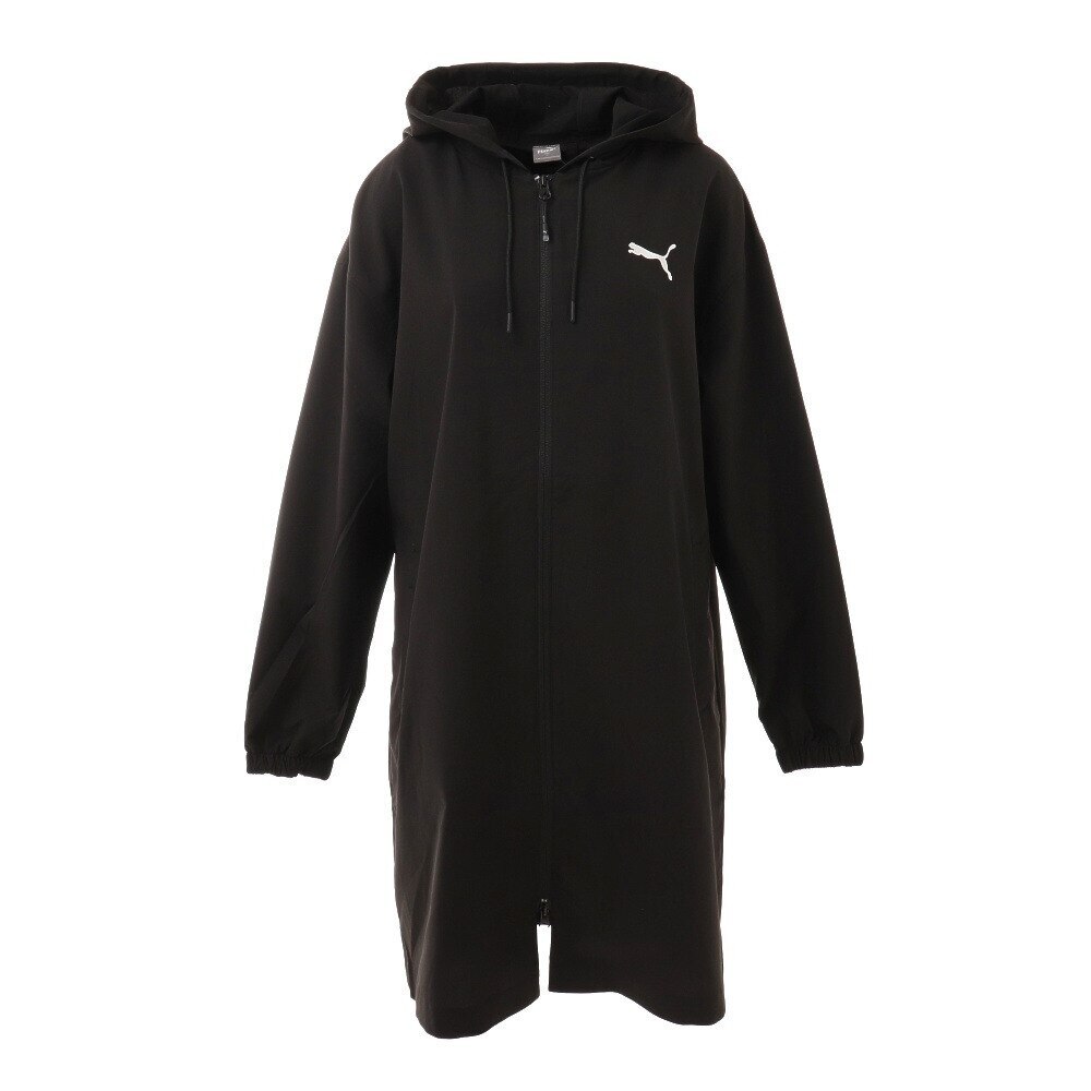 ロングウィンドブレーカー 588742 01 BLK