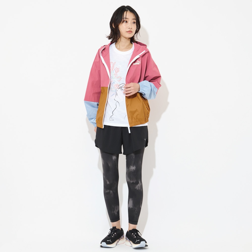 プーマ(PUMA)(レディース)撥水 アウター ウィンドブレーカー カラーブロック 672286 45 PNK スポーツ用品はスーパースポーツゼビオ