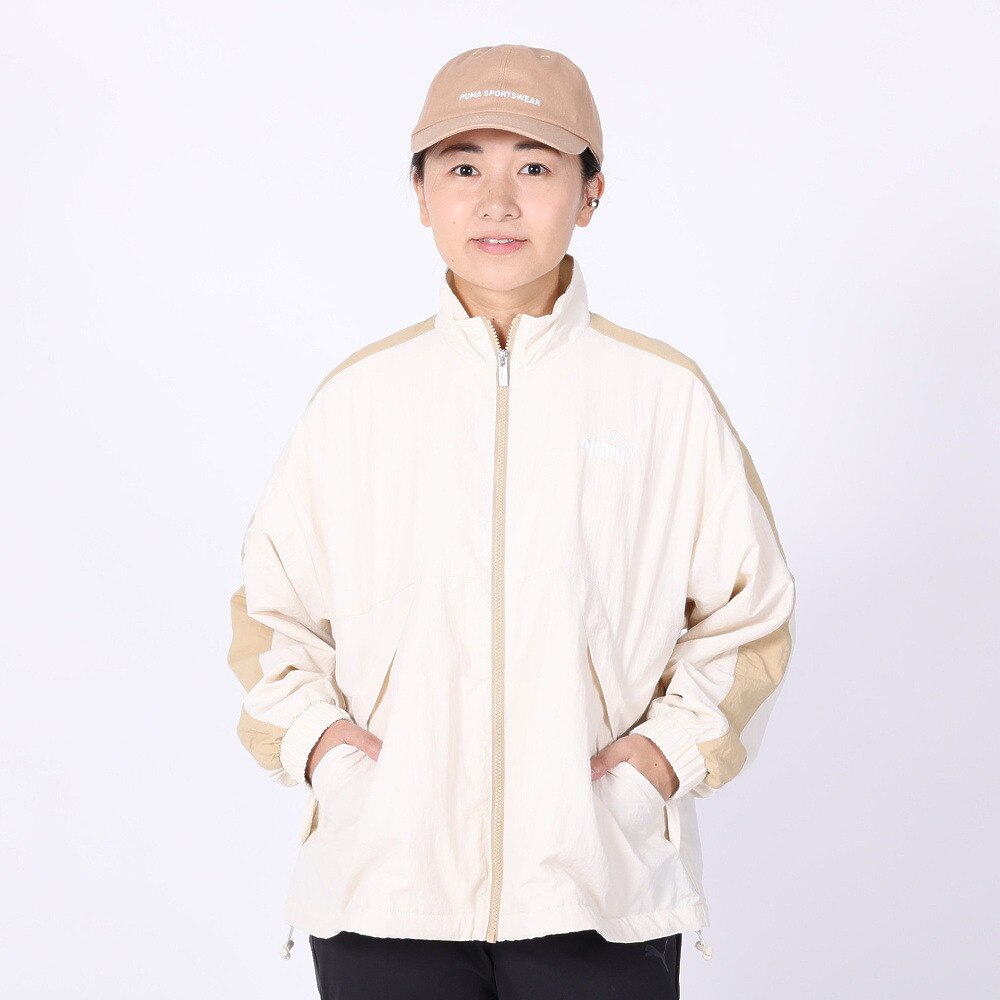 プーマ（PUMA）（レディース）ジャージ レディース CORE HERITAGE ウーブン 裏トリコット 677686 87 BEG