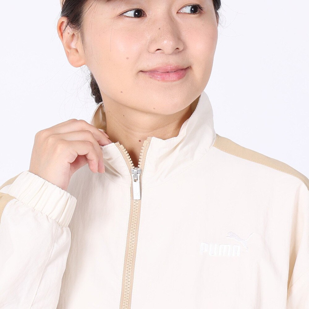 プーマ（PUMA）（レディース）ジャージ レディース CORE HERITAGE ウーブン 裏トリコット 677686 87 BEG