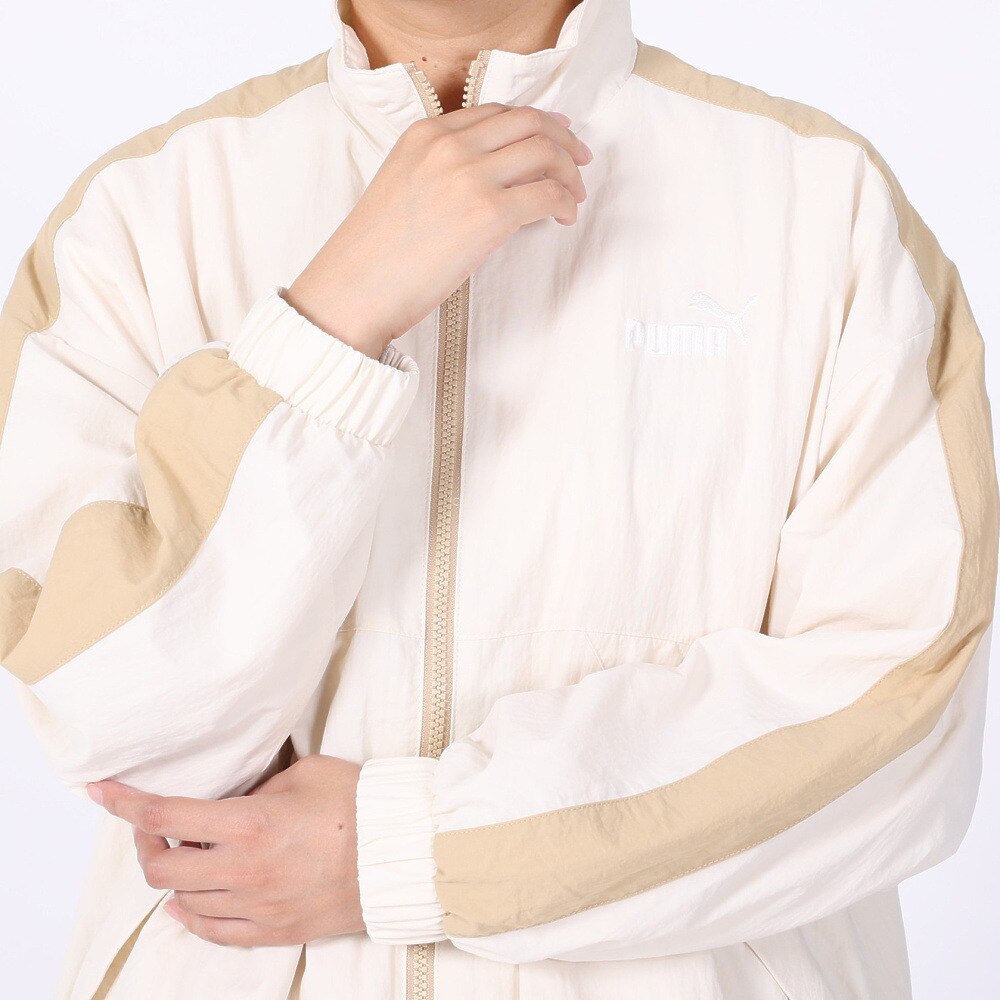 プーマ（PUMA）（レディース）ジャージ レディース CORE HERITAGE ウーブン 裏トリコット 677686 87 BEG