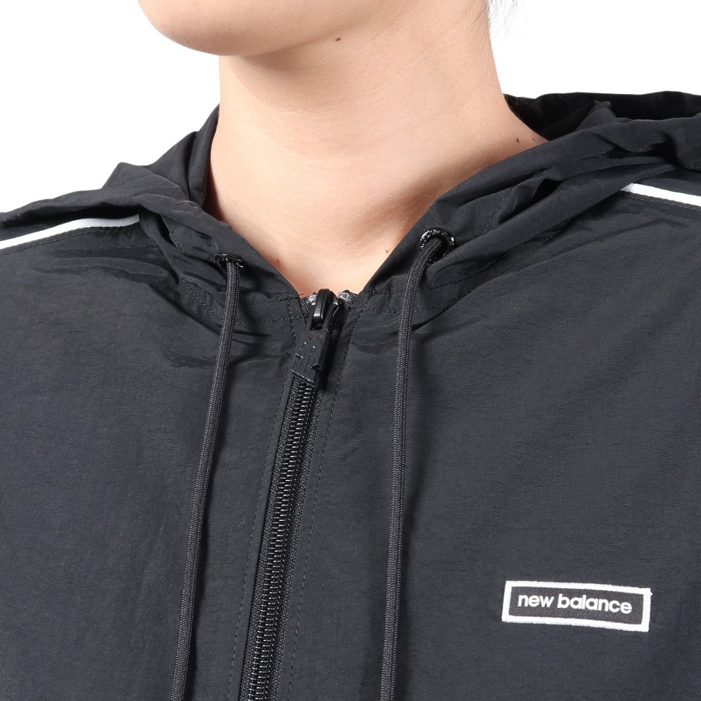 ニューバランス（new balance）（レディース）ウインドブレーカー ジャケット Essentials ウーブンジャケット WJ33502BK