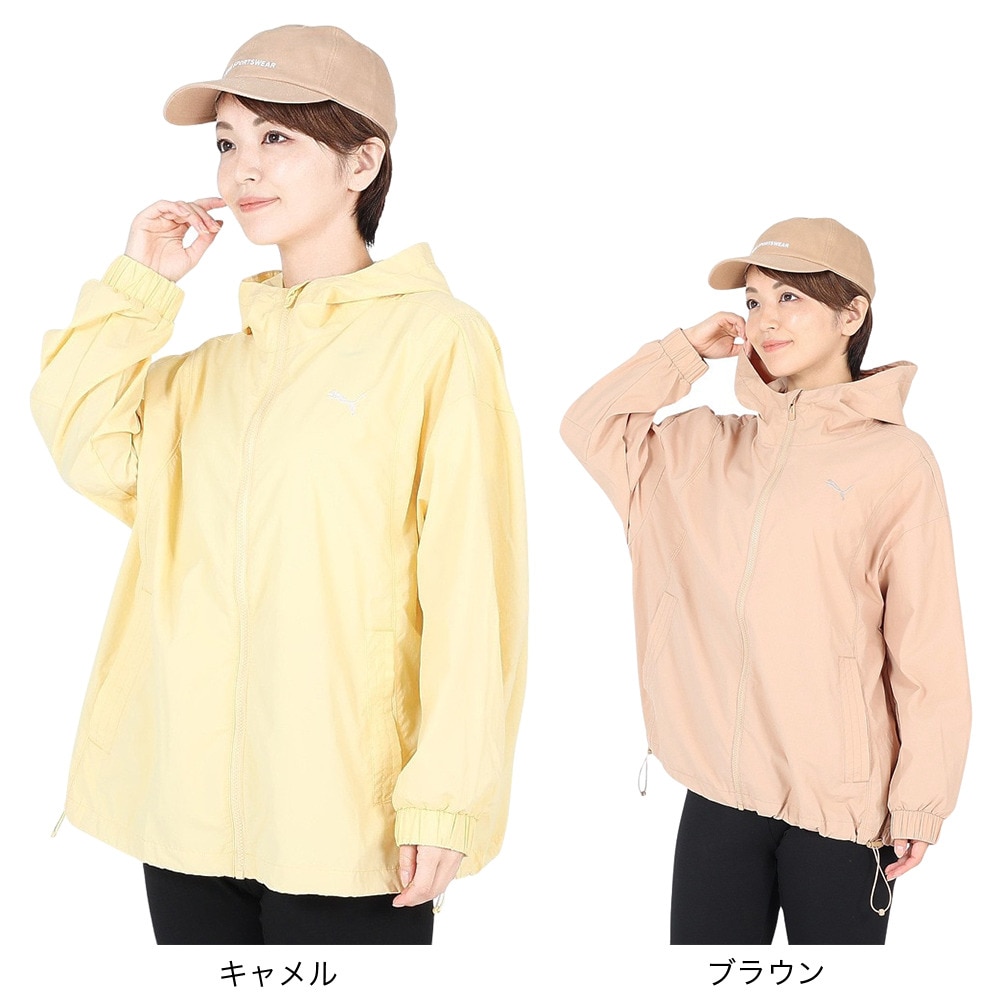 プーマ（PUMA）（レディース）NON LINED ウーブン ジャケット 674932 42 CML キャメル