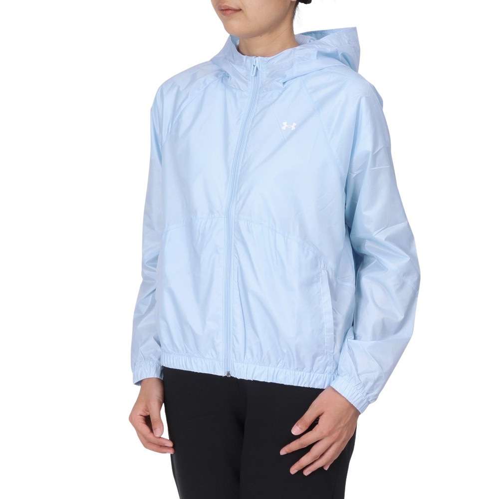 アンダーアーマー（UNDER ARMOUR）（レディース）スポーツ ウインドブレーカー フルジップ ジャケット 1382698 464
