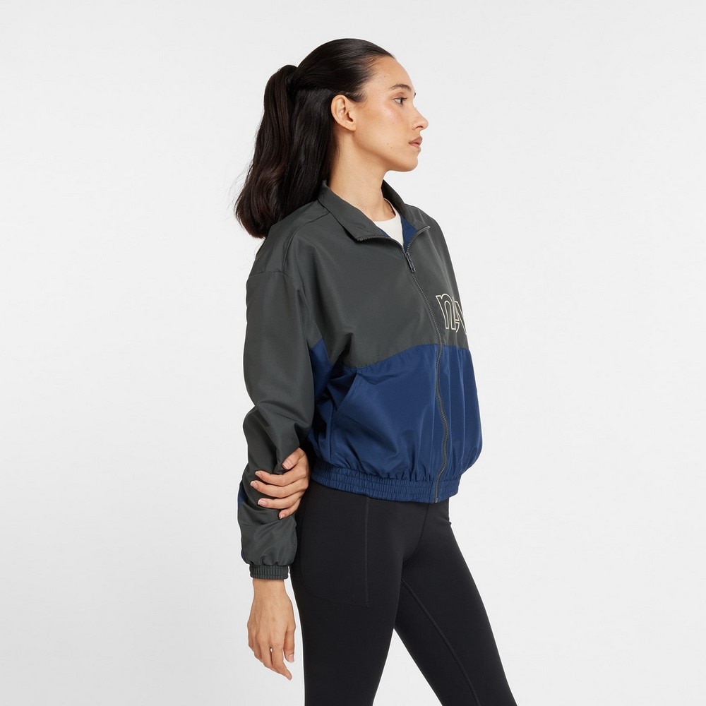 ニューバランス（new balance）（レディース）Seasonal ラインドウーブン トリコット ジャケット WJ43518BM