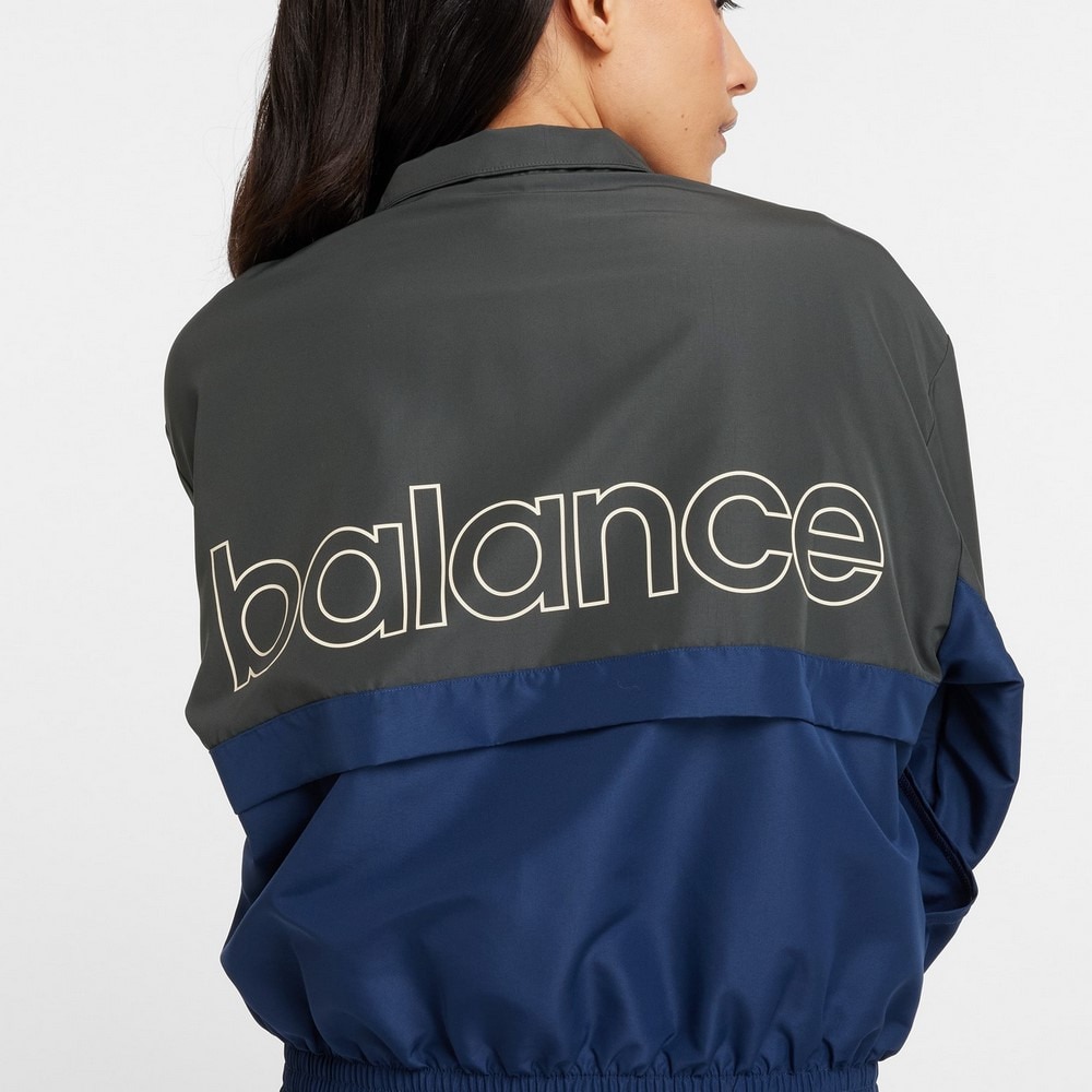 ニューバランス（new balance）（レディース）Seasonal ラインドウーブン トリコット ジャケット WJ43518BM