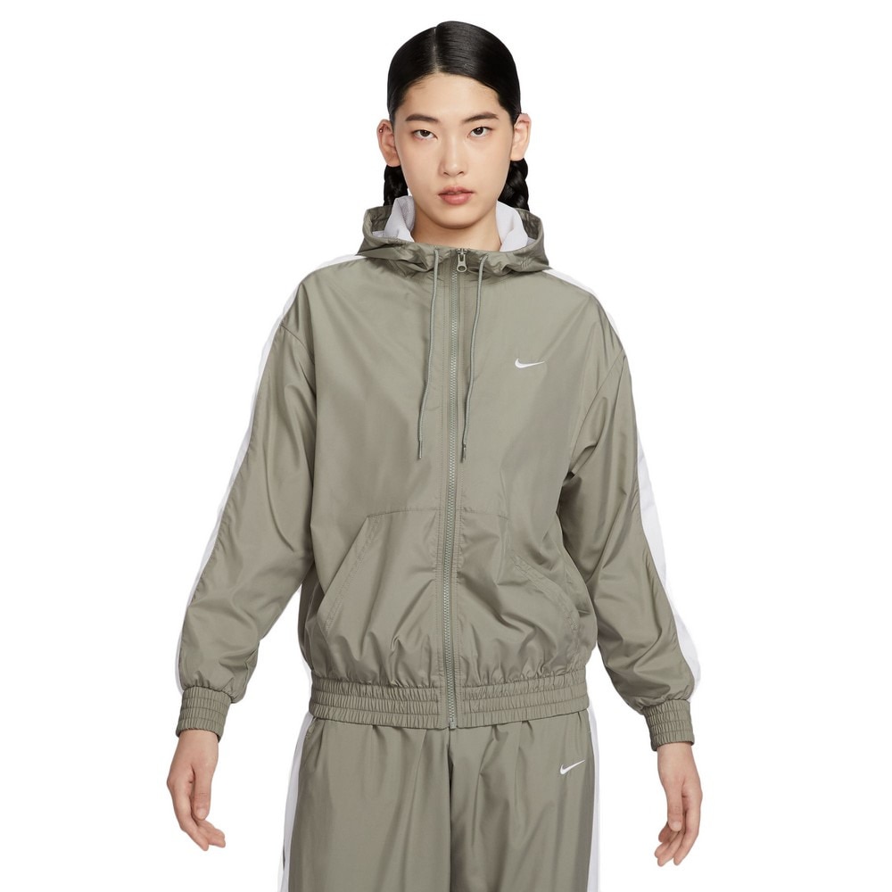 ナイキ（NIKE）（レディース）スポーツウェア クラシック ウーブン フーデッドジャケット FV6299-320