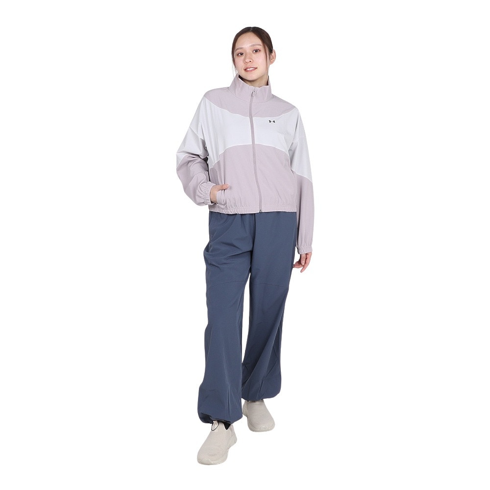アンダーアーマー（UNDER ARMOUR）（レディース）ライバル ウーブン ジャケット 1389631 009