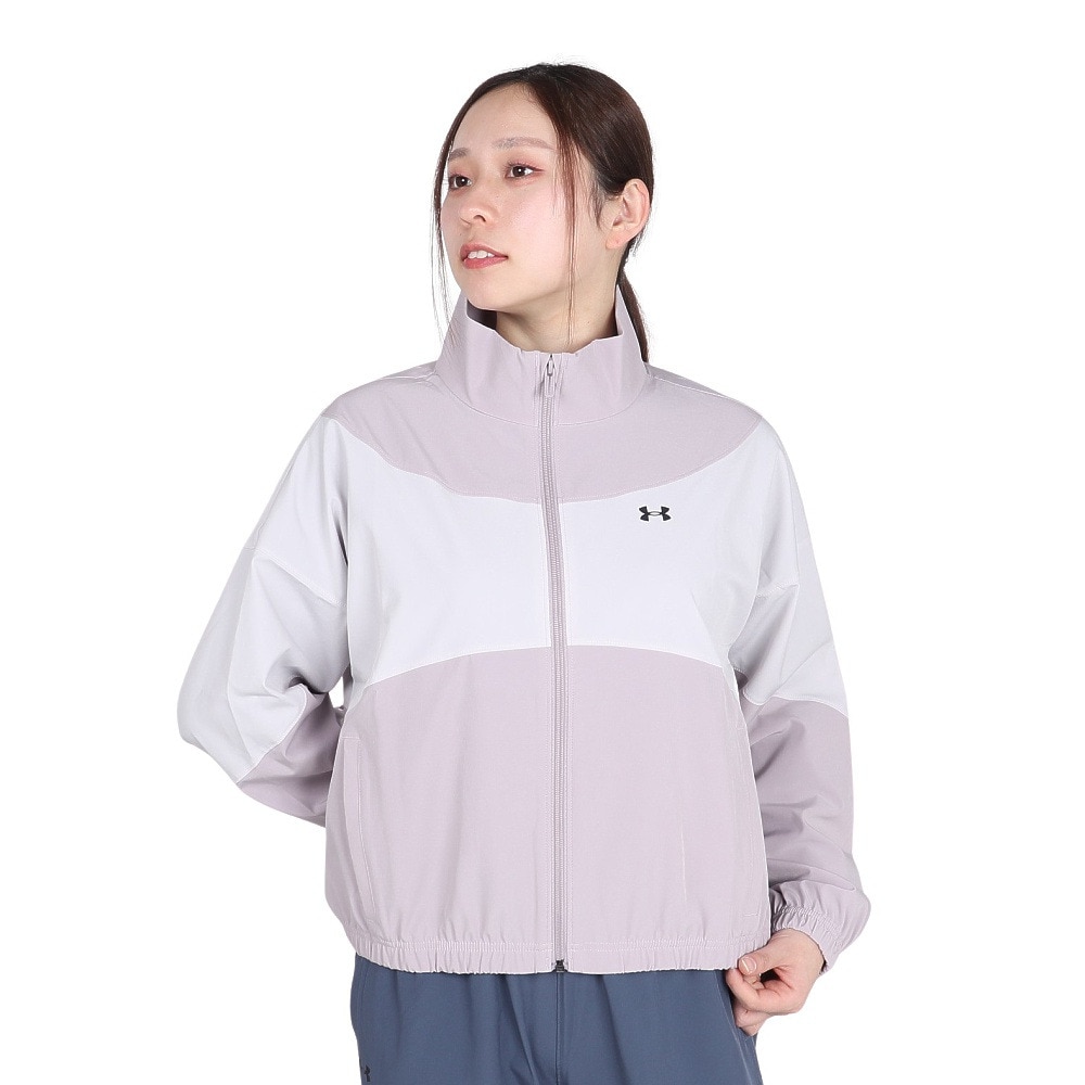 アンダーアーマー（UNDER ARMOUR）（レディース）ライバル ウーブン ジャケット 1389631 009