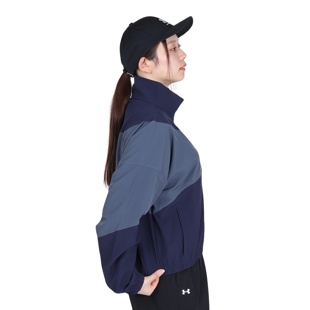 アンダーアーマー（UNDER ARMOUR）（レディース）ライバル ウーブン ジャケット 1389631 410