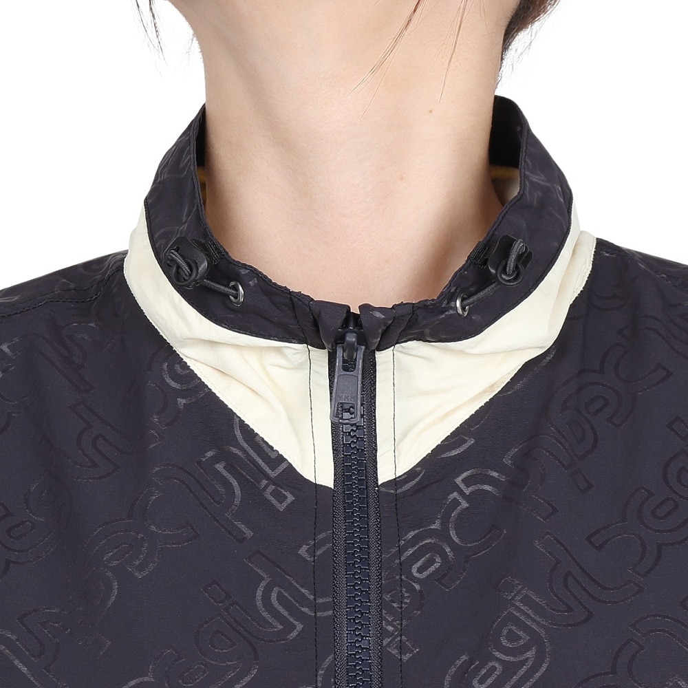 エックスガール（X-gir）（レディース）EMBOSSED WIND UP ジャケット 158246021007-CHARCOAL