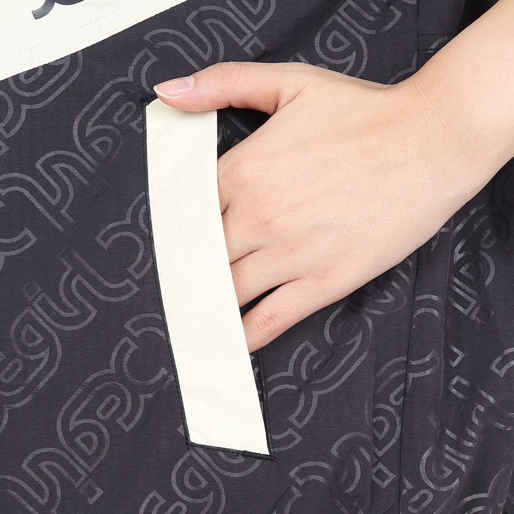 エックスガール（X-gir）（レディース）EMBOSSED WIND UP ジャケット 158246021007-CHARCOAL
