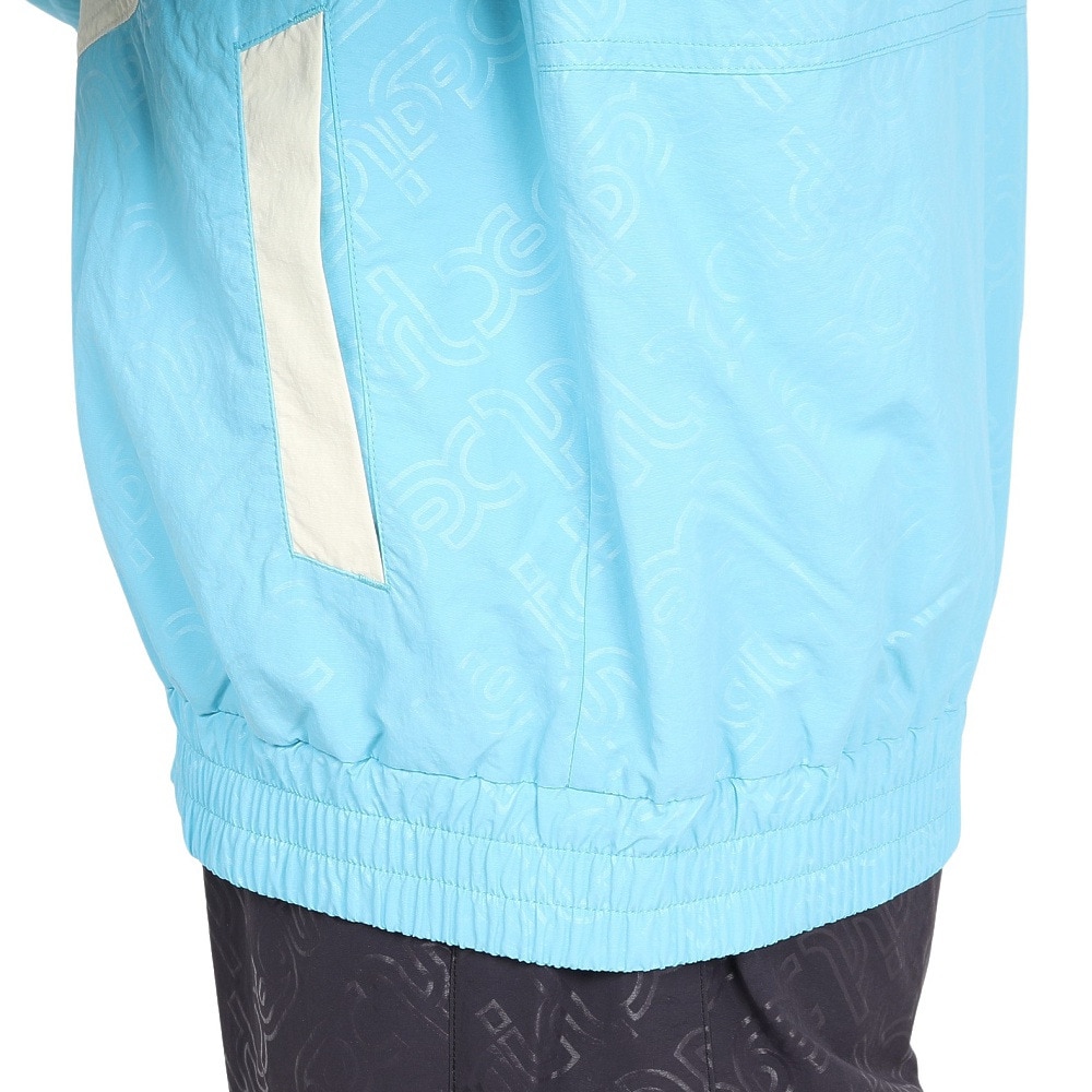 エックスガール（X-gir）（レディース）EMBOSSED WIND UP ジャケット 158246021007-LtBLUE