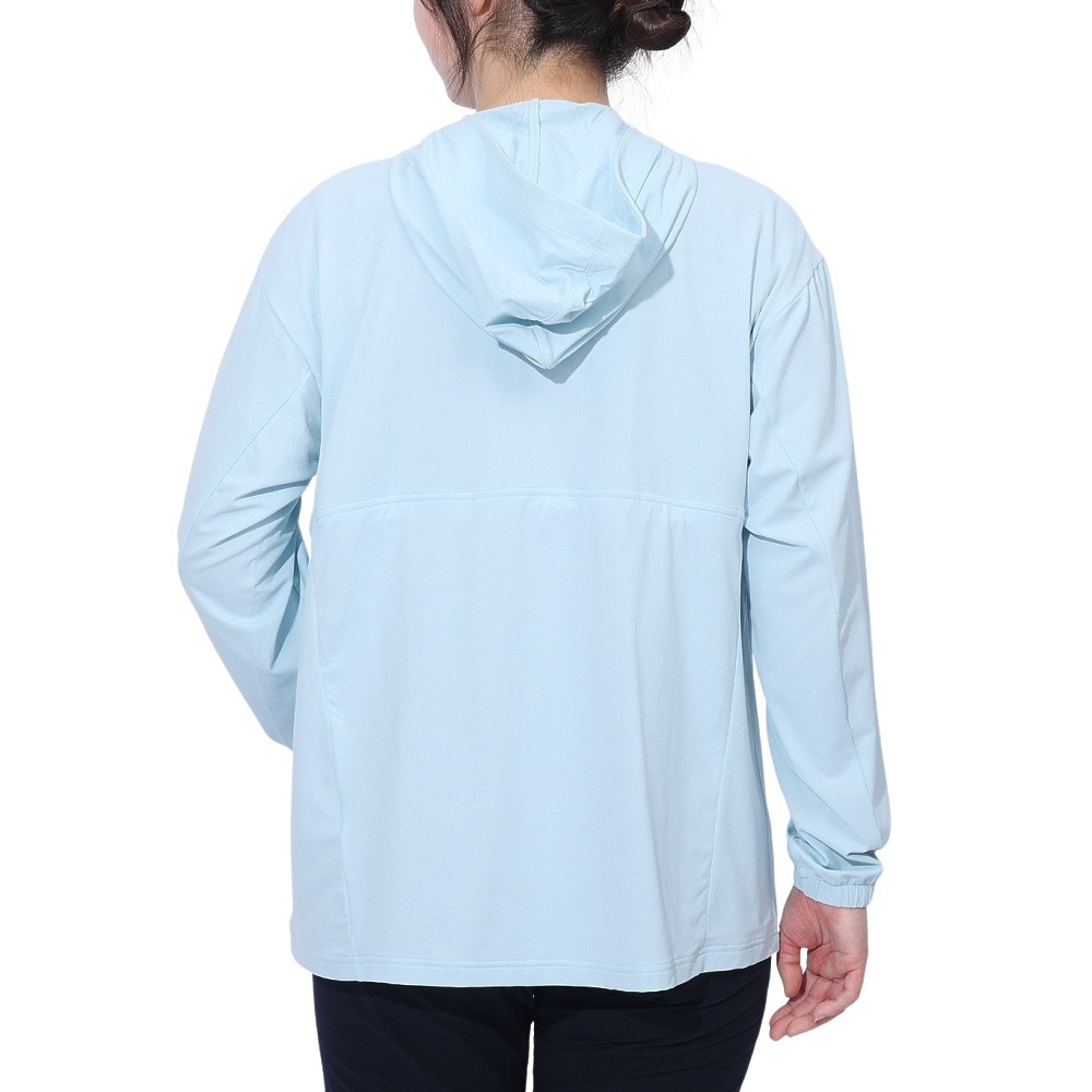 ルコックスポルティフ（lecoqsportif）（レディース）接触冷感UVシャツパーカー LT5SSW20L BL00