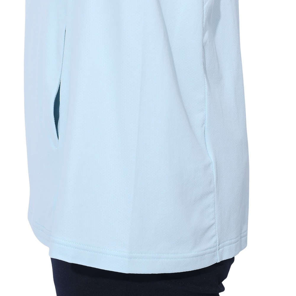 ルコックスポルティフ（lecoqsportif）（レディース）接触冷感UVシャツパーカー LT5SSW20L BL00