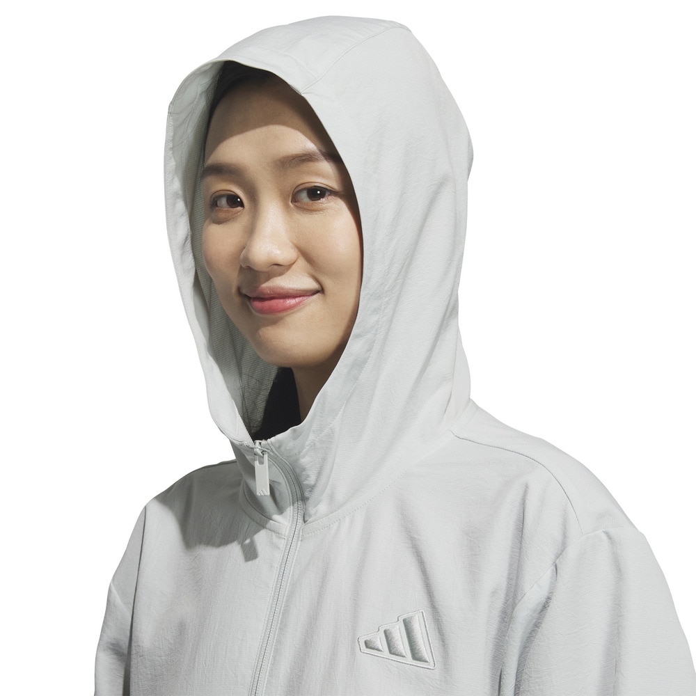 アディダス（adidas）（レディース）LUXFLOW スポーツ ライトウーブン ジャケット KQD93-JL5088