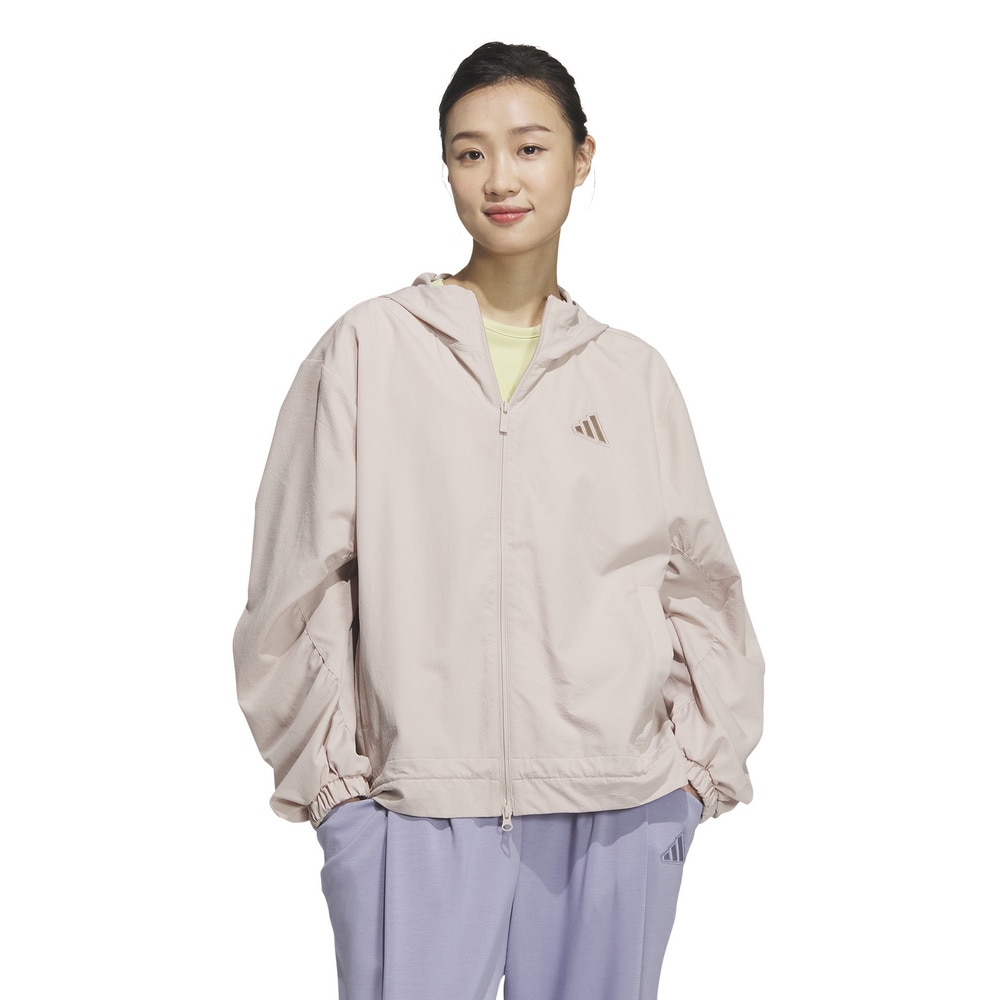 アディダス（adidas）（レディース）LUXFLOW スポーツ ライトウーブン ジャケット KQD93-JL5089