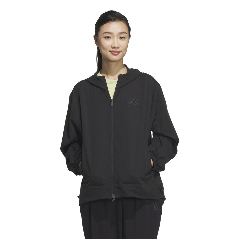 アディダス（adidas）（レディース）LUXFLOW スポーツ ライトウーブン ジャケット KQD93-JL5090