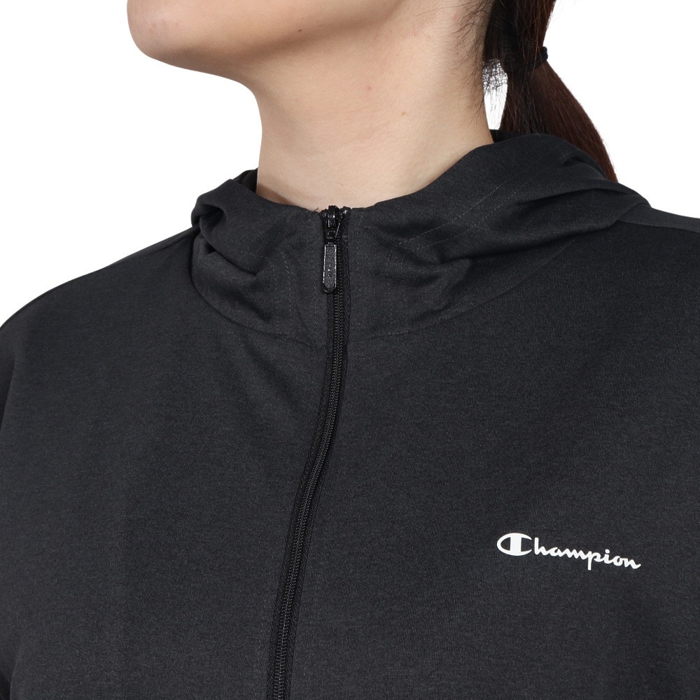 チャンピオン（CHAMPION）（レディース）C VAPOR ジップフーデッドシャツ CW-BS401 090
