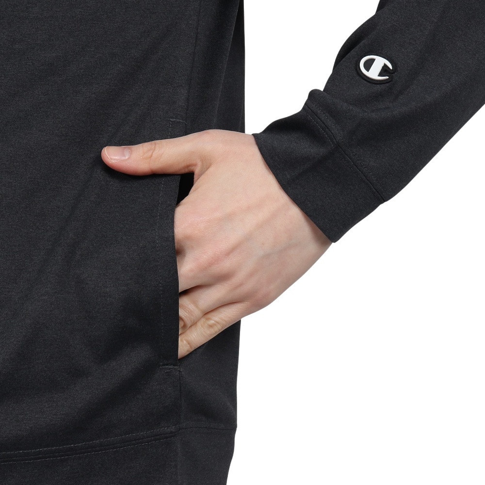 チャンピオン（CHAMPION）（レディース）C VAPOR ジップフーデッドシャツ CW-BS401 090