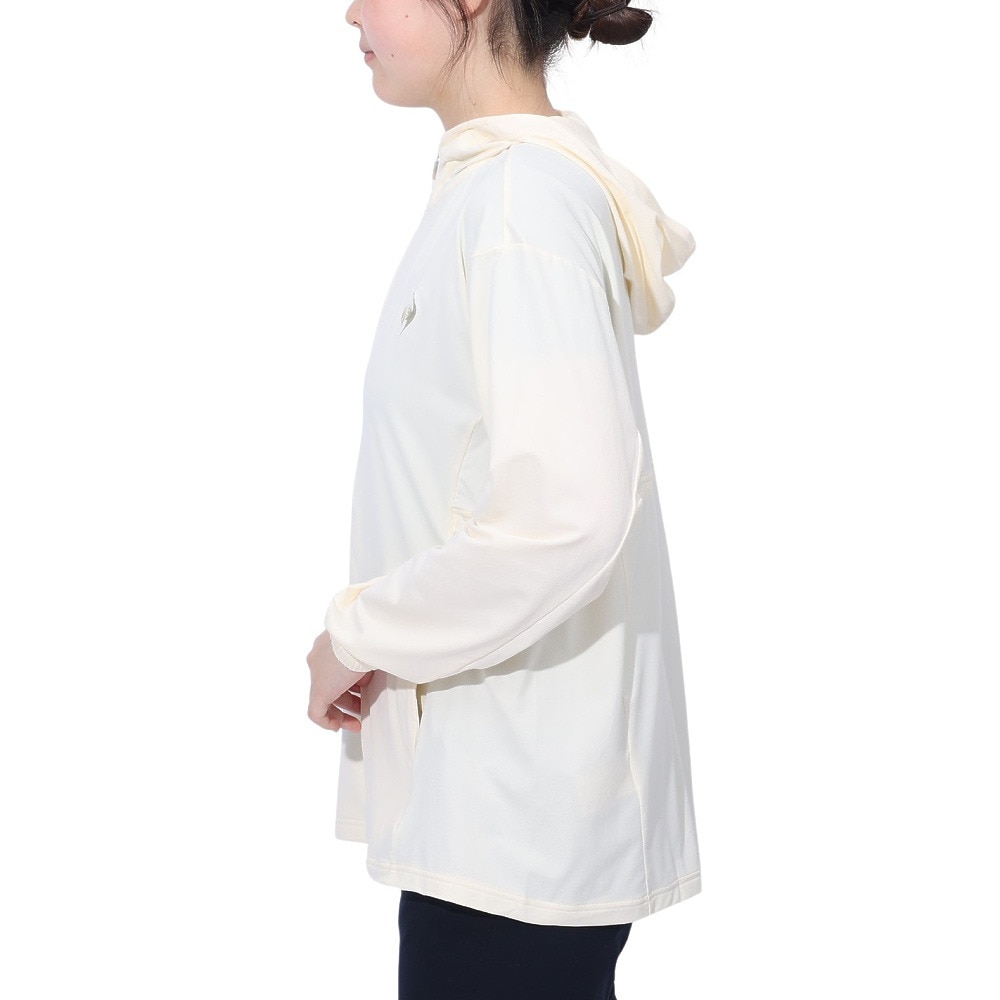 ルコックスポルティフ（lecoqsportif）（レディース）接触冷感UVシャツパーカー LT5SSW20L WH01