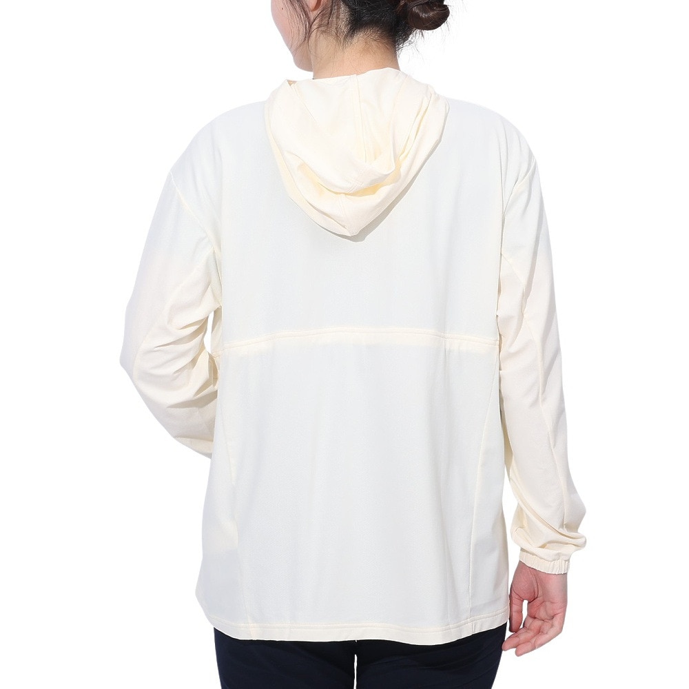 ルコックスポルティフ（lecoqsportif）（レディース）接触冷感UVシャツパーカー LT5SSW20L WH01