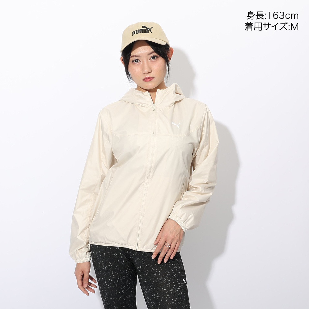 プーマ（PUMA）（レディース）ESS レギュラー メッシュライニング ウィンドブレーカー ジャケット 687732 87 BEG