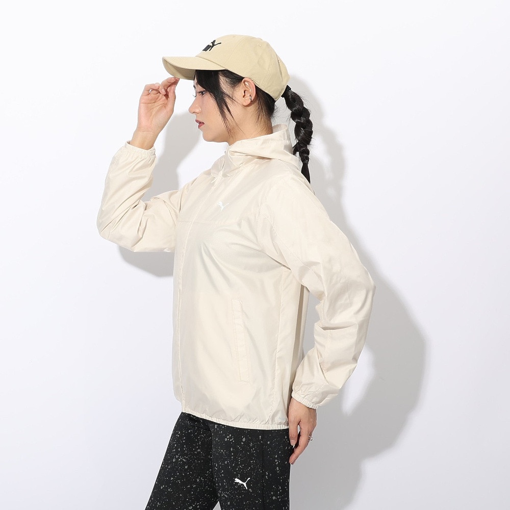 プーマ（PUMA）（レディース）ESS レギュラー メッシュライニング ウィンドブレーカー ジャケット 687732 87 BEG