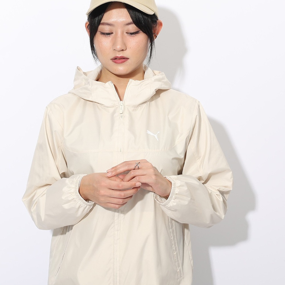 プーマ（PUMA）（レディース）ESS レギュラー メッシュライニング ウィンドブレーカー ジャケット 687732 87 BEG