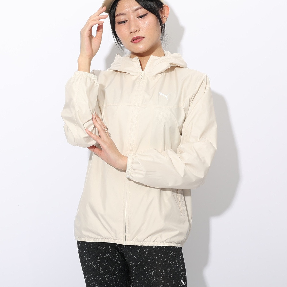 プーマ（PUMA）（レディース）ESS レギュラー メッシュライニング ウィンドブレーカー ジャケット 687732 87 BEG