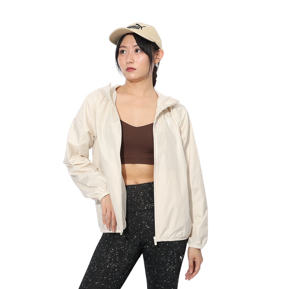 プーマ（PUMA）（レディース）ESS レギュラー メッシュライニング ウィンドブレーカー ジャケット 687732 87 BEG