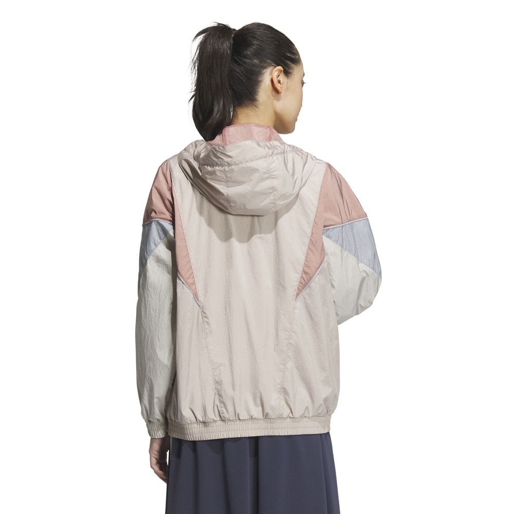 アディダス（adidas）（レディース）BYS スリーストライプス ウーブン 軽量ジャケット KRC74-JL5106