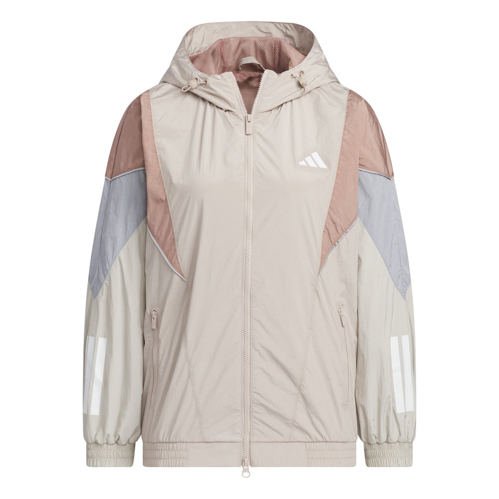 アディダス（adidas）（レディース）BYS スリーストライプス ウーブン 軽量ジャケット KRC74-JL5106