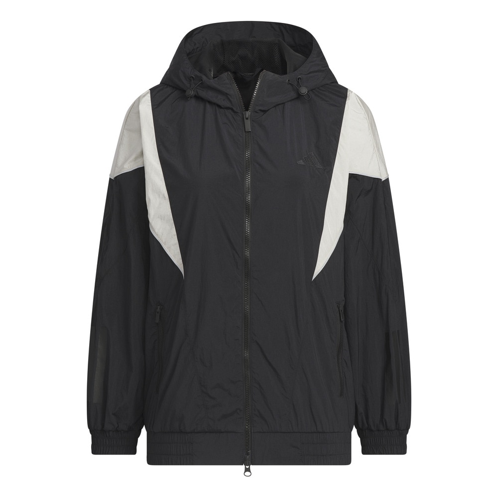 アディダス（adidas）（レディース）BYS スリーストライプス ウーブン 軽量ジャケット KRC74-JL5107