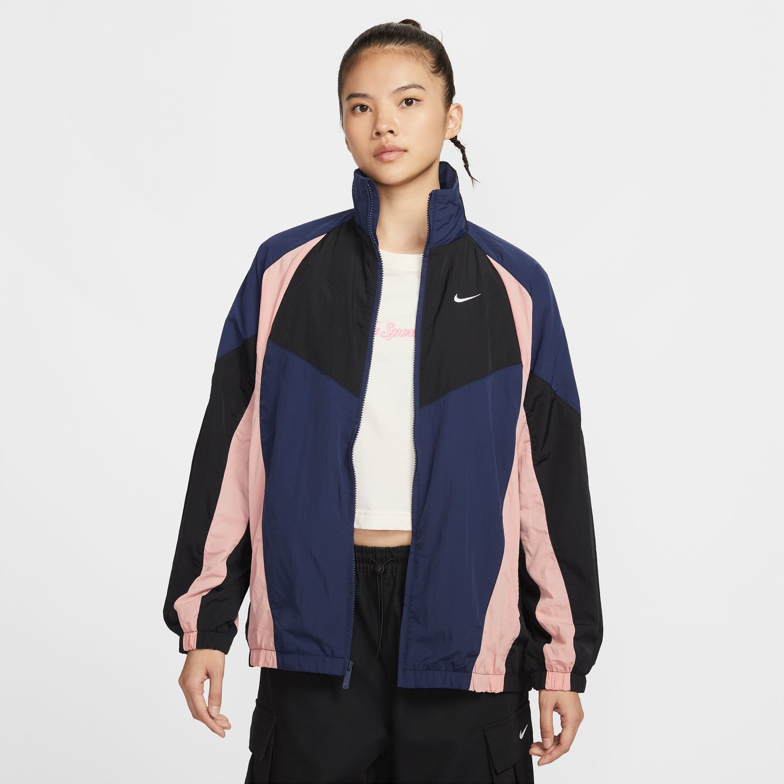 ナイキ（NIKE）（レディース）スポーツウェア オーバーサイズド トラックジャケット HV4030-410
