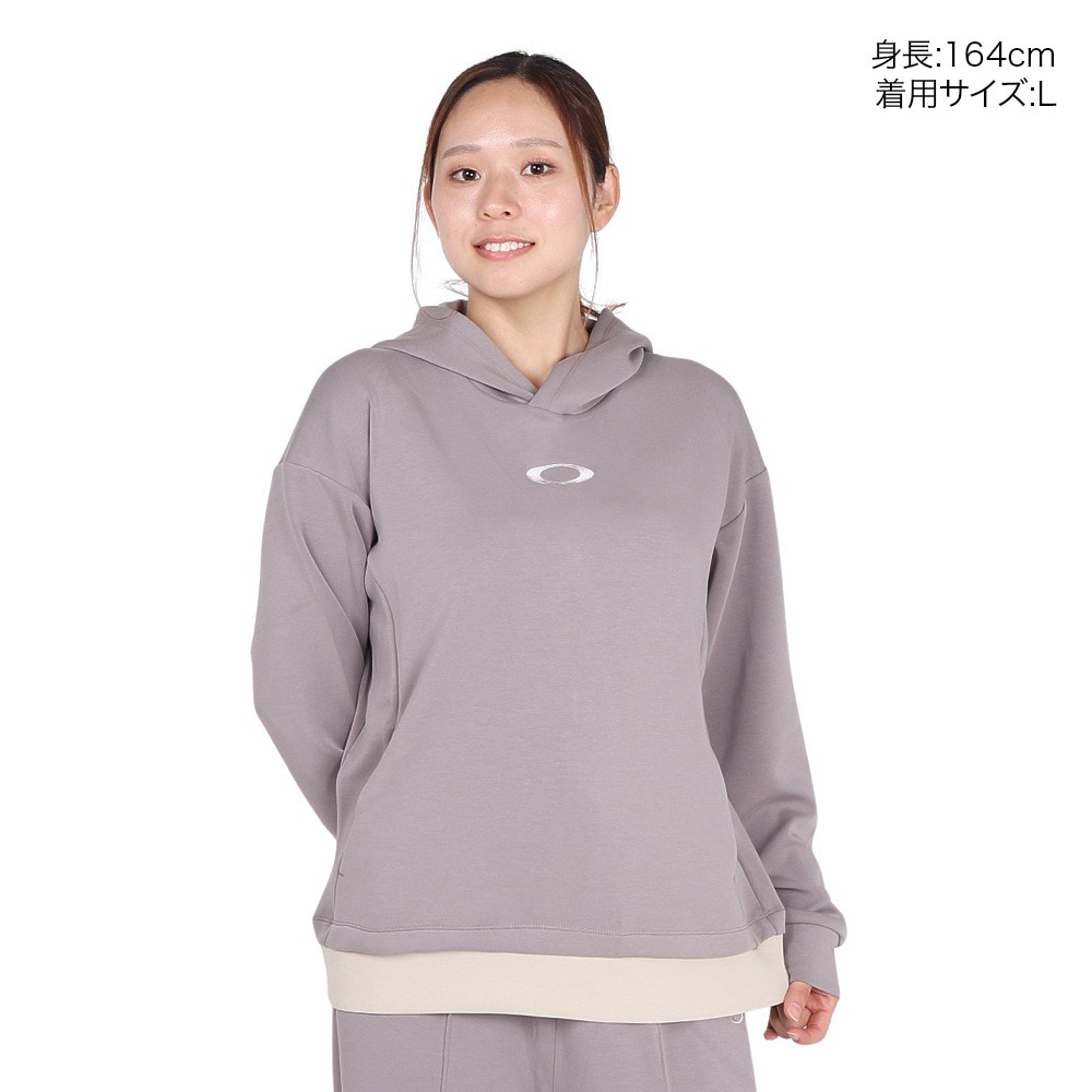 オークリー（OAKLEY）（レディース）Radiant Peach フリース フーディー 10.0 FOA500881-24K