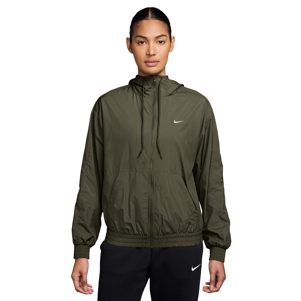 ナイキ（NIKE）（レディース）スポーツウェア クラシック ウーブン ルーズ UV プロテクション フーデッド ジャケット FV6299-222