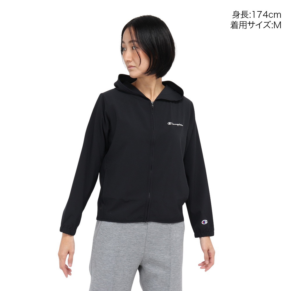 チャンピオン（CHAMPION）（レディース）ジップフーデッドジャケット CW-CSC01 090