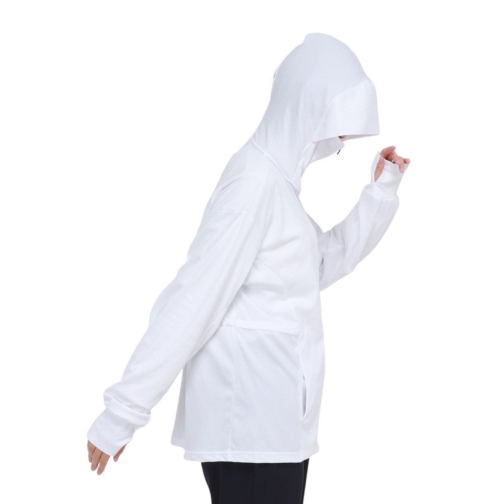 ジローム（GIRAUDM）（レディース）ドライプラスクール シャインブロックUV LTZIP ジャケット SW6S0022-TR861-GRSD WHT