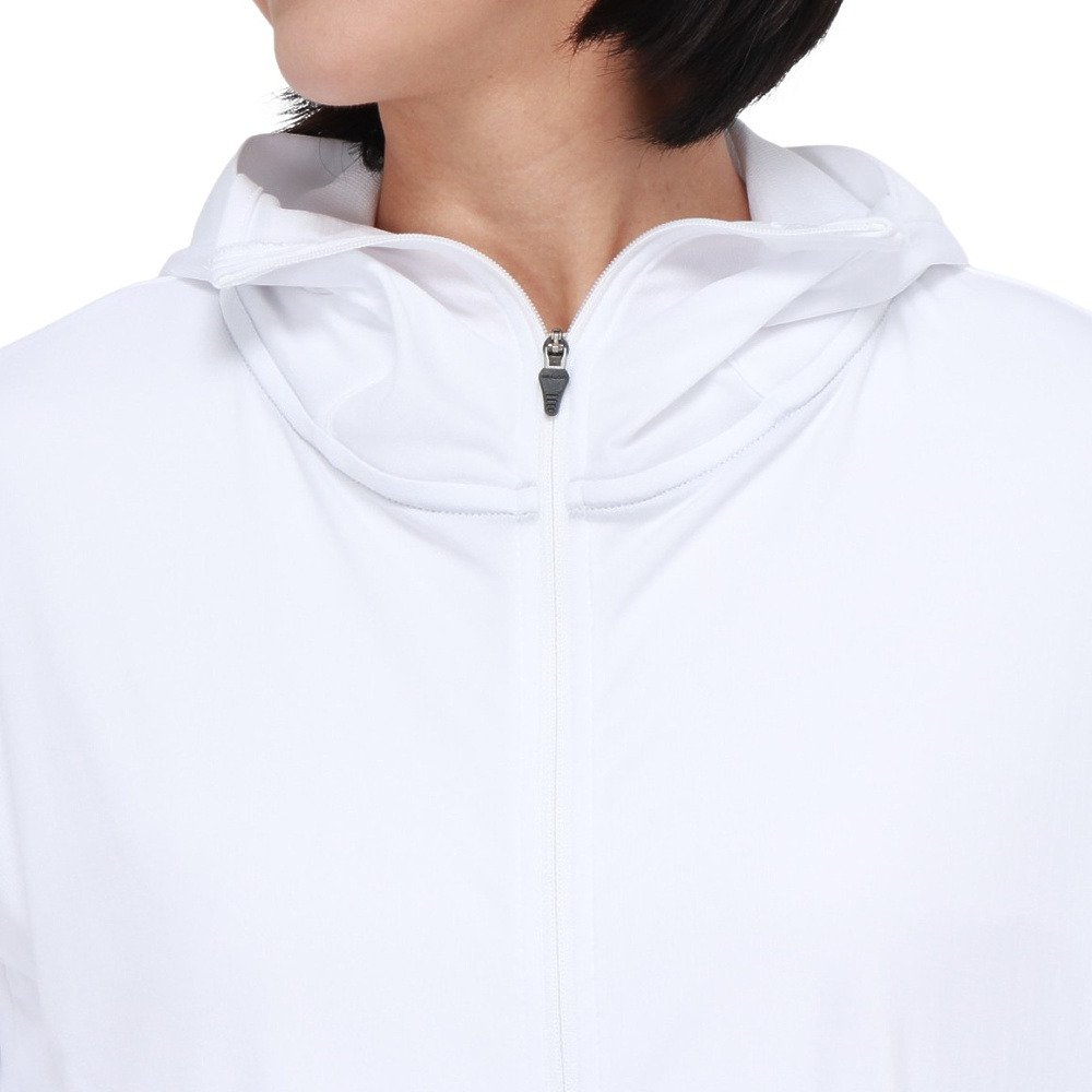ジローム（GIRAUDM）（レディース）ドライプラスクール シャインブロックUV LTZIP ジャケット SW6S0022-TR861-GRSD WHT