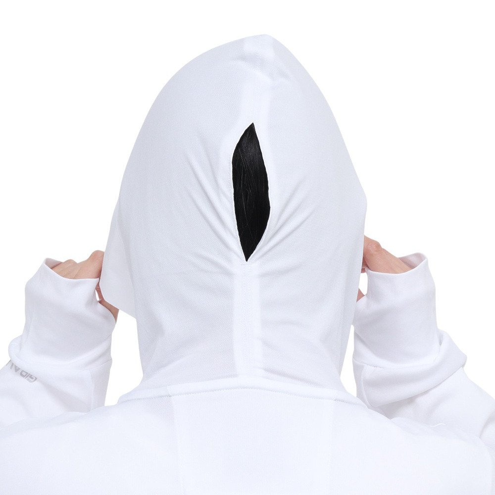 ジローム（GIRAUDM）（レディース）ドライプラスクール シャインブロックUV LTZIP ジャケット SW6S0022-TR861-GRSD WHT